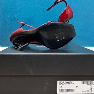 YSL OPYUIM 110 HEELS HOT RED